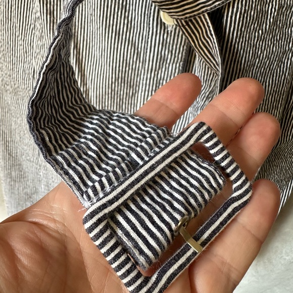 Live a Little Black and White Striped Dress, Size 12, 3/$25 - Picture 6 of 8